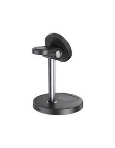 CARGADOR INALAMBRICO MAGNETICO 3 EN 1 CX038 NEGRO XO