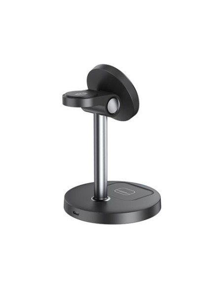 CARGADOR INALAMBRICO MAGNETICO 3 EN 1 CX038 NEGRO XO