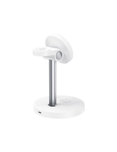 CARGADOR INALAMBRICO MAGNETICO 3 EN 1 CX038 BLANCO XO