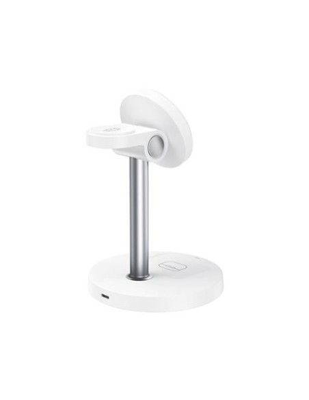 CARGADOR INALAMBRICO MAGNETICO 3 EN 1 CX038 BLANCO XO
