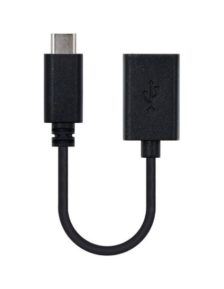 CABLE 15CM TIPO C MACHO A USB HEMBRA OTG NANOCABLE