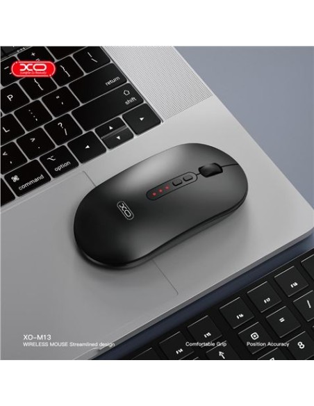 RATON INALAMBRICO WIRELESS / BLUETOOTH 1600DPI NEGRO M13 XO