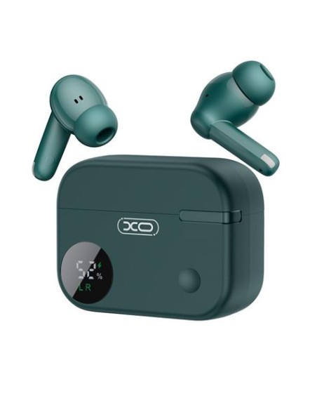 AURICULARES TWS CON CAJA LCD G34 VERDE XO
