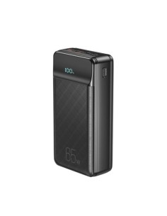 POWERBANK PR201 30000MAH | 2 ENTRADAS | 3 SALIDAS | 65W | LCD XO NEGRO