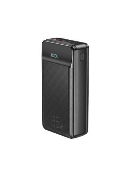 POWERBANK PR201 30000MAH | 2 ENTRADAS | 3 SALIDAS | 65W | LCD XO NEGRO