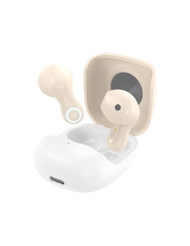 AURICULARES BLUETOOTH TWS G28 BEIGE XO