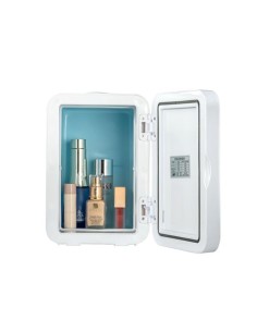 MINI NEVERA 5.5 LITROS 12/220V BLANCO/ESPEJO LED XO 2