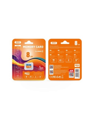 TARJETA MEMORIA MICRO SD 8GB CLASE 10 XO