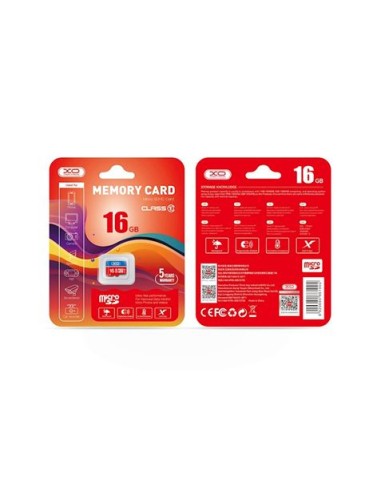 TARJETA MEMORIA MICRO SD 16GB CLASE 10 XO