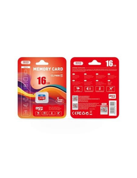 TARJETA MEMORIA MICRO SD 16GB CLASE 10 XO