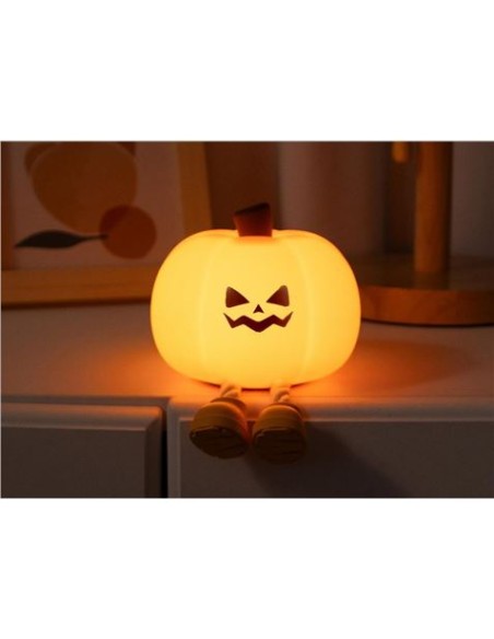 LAMPARA DE NOCHE INFANTIL CALABAZA HALLOWEEN XO