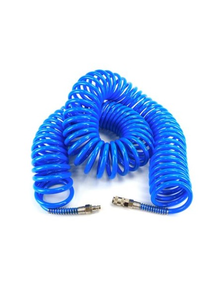 MANGUERA ESPIRAL AZUL 20 METROS AIRE COMPRIMIDO MADER
