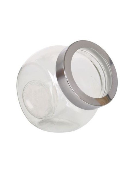 TARRO VIDRIO 2 POSICIONES 600ML TAPA CRISTAL ROSCA