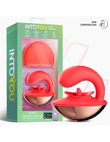 ESTIMULADOR CLITORIS CON VIBRADOR Y LENGUA RONDY INTOYOU