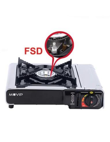 COCINA DE GAS PORTATIL BOMBONA CON FSD MUVIP