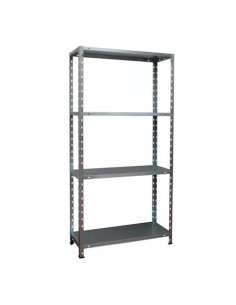 ESTANTERIA ACERO GALVANIZADO 4 BALDAS 70X30X145CM BLIM