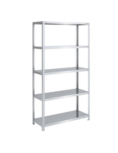 ESTANTERIA ACERO GALVANIZADO 5 BALDAS 90X30X180CM BLIM