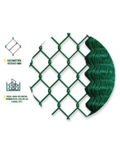 MALLA DE VALLADO PLASTIFICADA 60X60X2.9MM 1.5X25 METROS SUNGARDEN 2