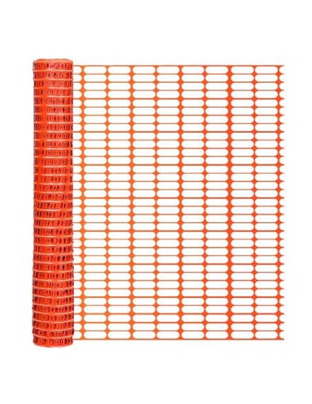 MALLA DE SEÃ‘ALIZACIÃ“N NARANJA 80GRS/M2 1X50 METROS SUNGARDEN