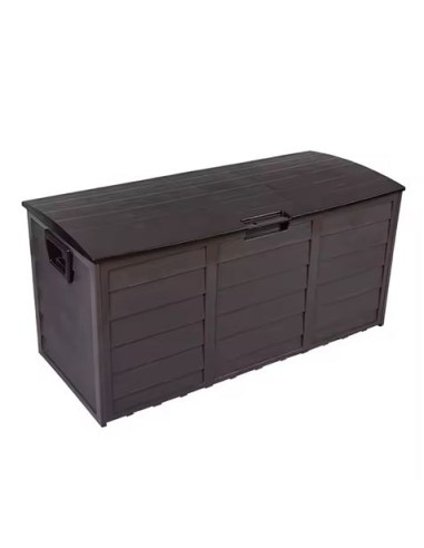 BAÃšL RESINA 290 LITROS 112X49X54CM MARRÃ“N SUNGARDEN