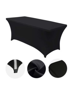 FUNDA PARA MESA DE RESINA 180X74X74CM NEGRA SUNGARDEN