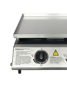 PLANCHA DE ASAR 2 FUEGOS INOXIDABLE MUVIP 2