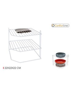 ESTANTE ORGANIZADOR ESQUINERO COCINA BLANCO 2