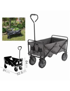 CARRO JARDIN PLEGABLE LONETA 91X52X64CM