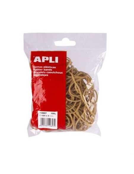GOMAS ELASTICAS - 120X2 - BOLSA DE 100 GR - APLI