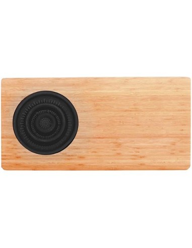 TABLA DE CORTAR CON ESCURRIDOR NEGRO | BAMBÃš | 58X29X1.8CM JOCCA