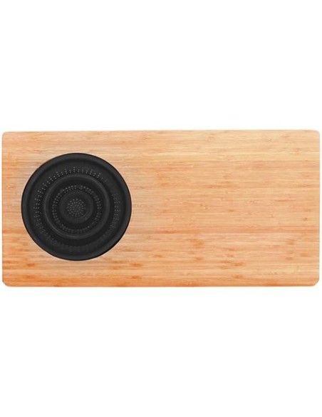 TABLA DE CORTAR CON ESCURRIDOR NEGRO | BAMBÃš | 58X29X1.8CM JOCCA