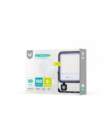 FOCO LED CON SENSOR PROXIM+ 50W | 4000K FOREVER