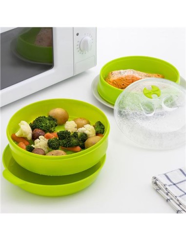 VAPORERA DOBLE PARA MICROONDAS INNOVAGOODS