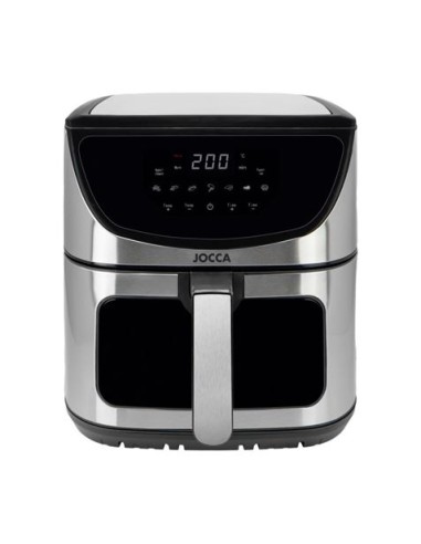 FREIDORA DE AIRE 8 LITROS INOX CON VENTANA JOCCA