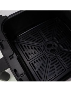 FREIDORA DE AIRE DIGITAL A COLOR 8 LITROS NEGRA/ INOX CON VENTANA JOCCA 2