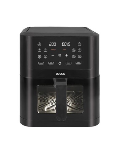 FREIDORA DE AIRE DIGITAL 8 LITROS NEGRA CON VENTANA JOCCA