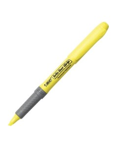 MARCADOR FLUORESCENTE AMARILLO BIC MANEJO COMODO