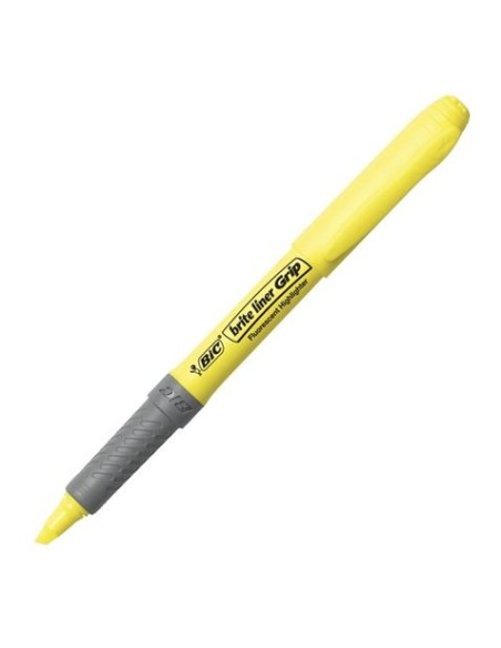 MARCADOR FLUORESCENTE AMARILLO BIC MANEJO COMODO