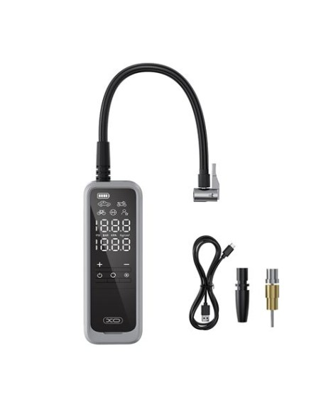 INFLADOR PORTATIL INALAMBRICO CON POWERBANK CZ018 XO