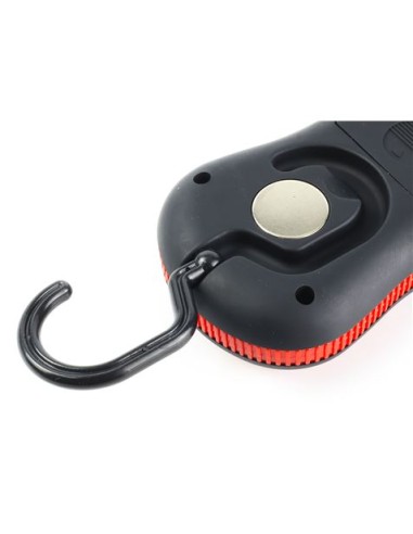 LINTERNA LED RECARGABLE 220LM + 15LM CON IMAN Y GANCHO MADER