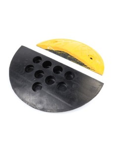 REDUCTOR DE VELOCIDAD ACABADO REDONDO 17X35X5CM 2 UNIDADES MADER 2