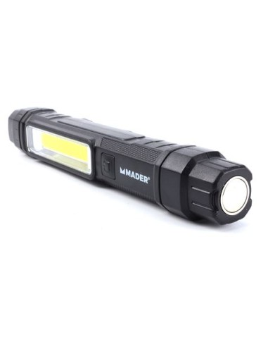 LINTERNA LED RECARGABLE 300LM + 260LM MADER