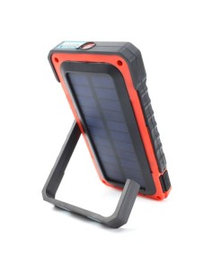 LINTERNA LED RECARGABLE SOLAR CON POWERBANK MADER 2