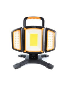 FOCO LED BATERÃA 15W + 36 LED PLEGABLE MADER