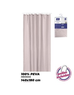 CORTINA DE BAÃ‘O 140X180 ROSA HBS
