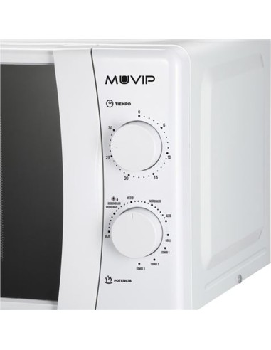 MICROONDAS 20 LITROS 700W CON GRILL Y FUNCIÃ“N DESCONGELACIÃ“N MUVIP