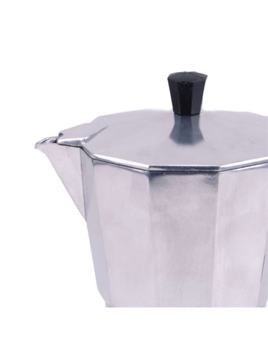 CAFETERA 6 TAZAS ALUMINIO ANTIADHERENTE MUVIP