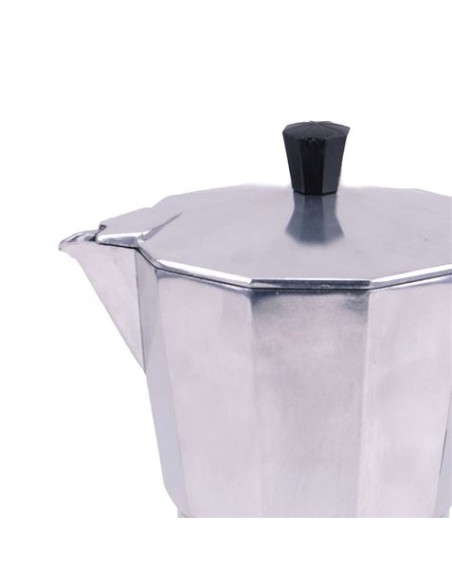 CAFETERA 9 TAZAS ALUMINIO ANTIADHERENTE MUVIP