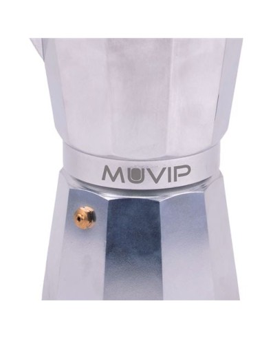 CAFETERA 9 TAZAS ALUMINIO ANTIADHERENTE MUVIP