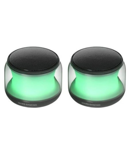 ALTAVOCES 2.0 BLUETOOTH MARS GAMING MS-AURA NEGROS 15W
